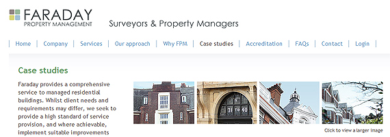 Faraday Property Management screen shot