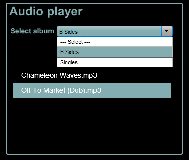 MP3 player for bluezoo screenshot