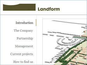 ee-web design Landform Estates